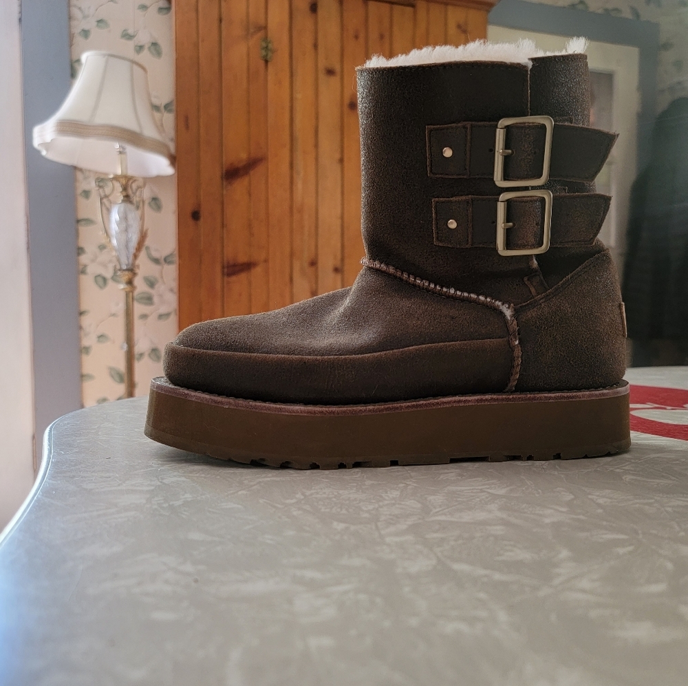 Ugg x Kith Bomber Platform Buckle Boots